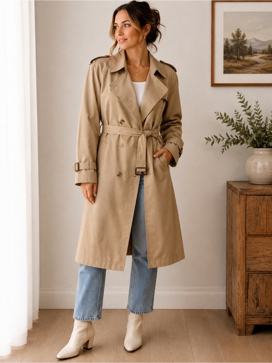 London Fog Jackets & Blazers - Vintage London Fog Beige Trench Coat -
